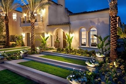 hardscape grass steps