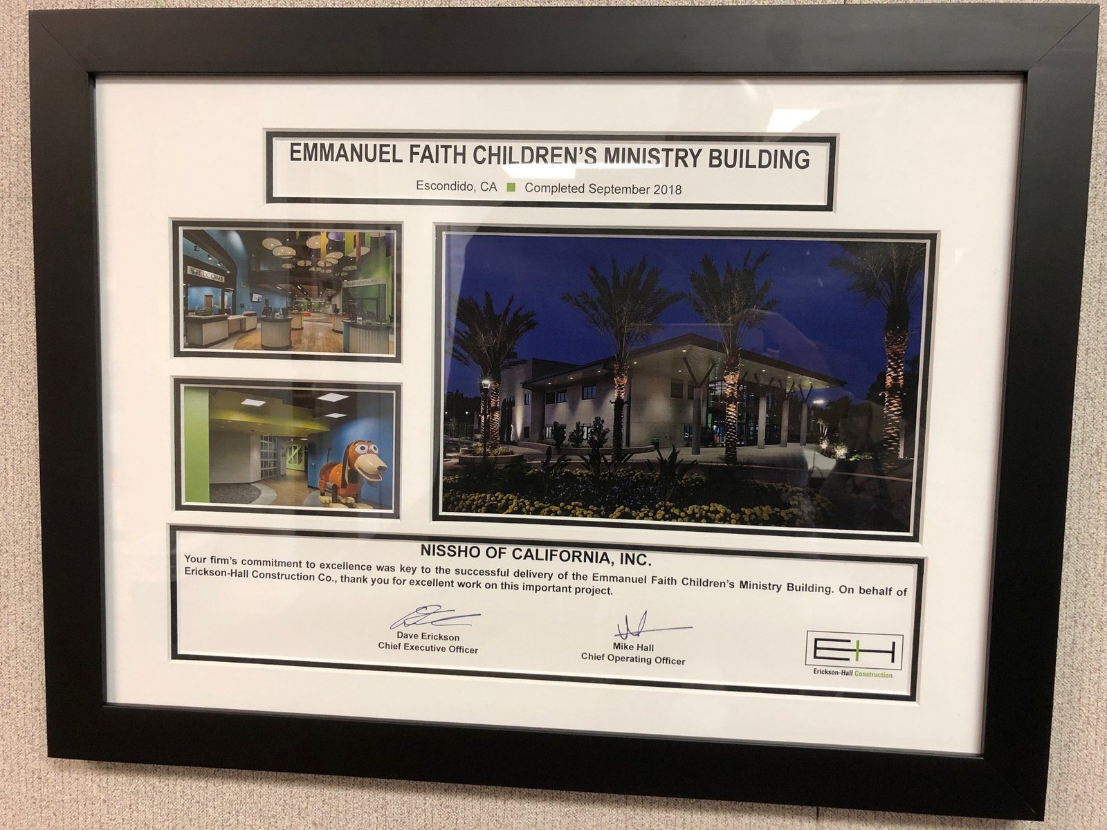 Emmanuel Faith Church Award